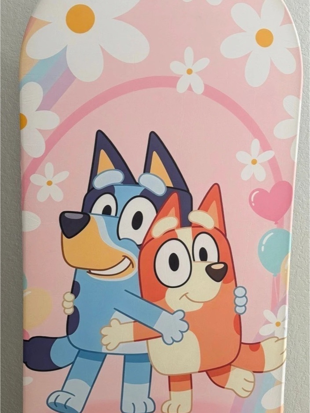 Pink Bluey Birthday Arch Backdrop Cover